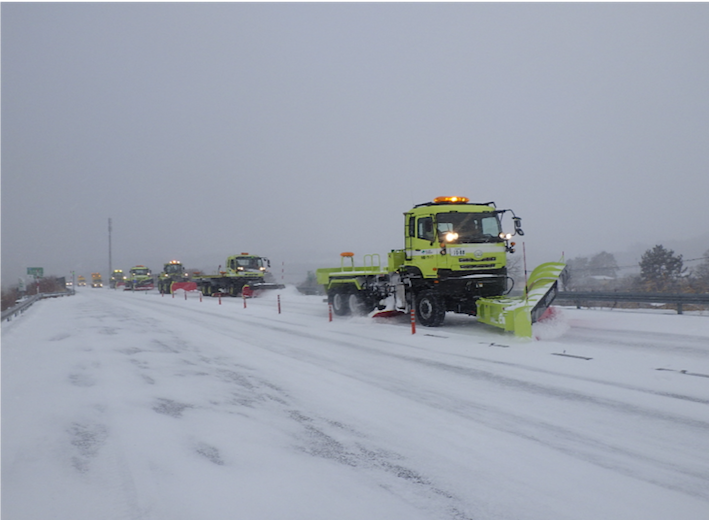 一般国道５号　函館市　函館道路維持除雪外一連工事 除雪作業