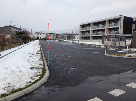七飯町道営住宅新築外構工事（大中山団地A）竣工