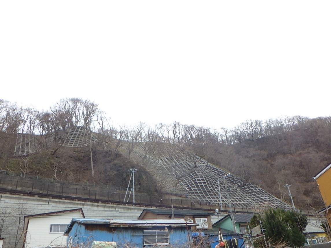 恵風登口緊急予防治山工事