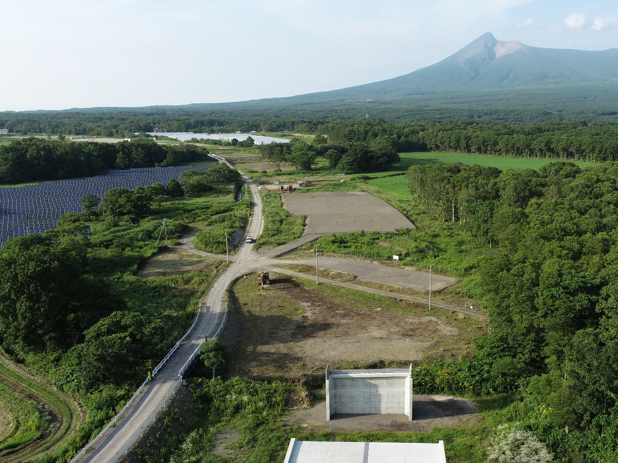 北海道縦貫自動車道 七飯町外 宿野辺川橋下部外一連工事