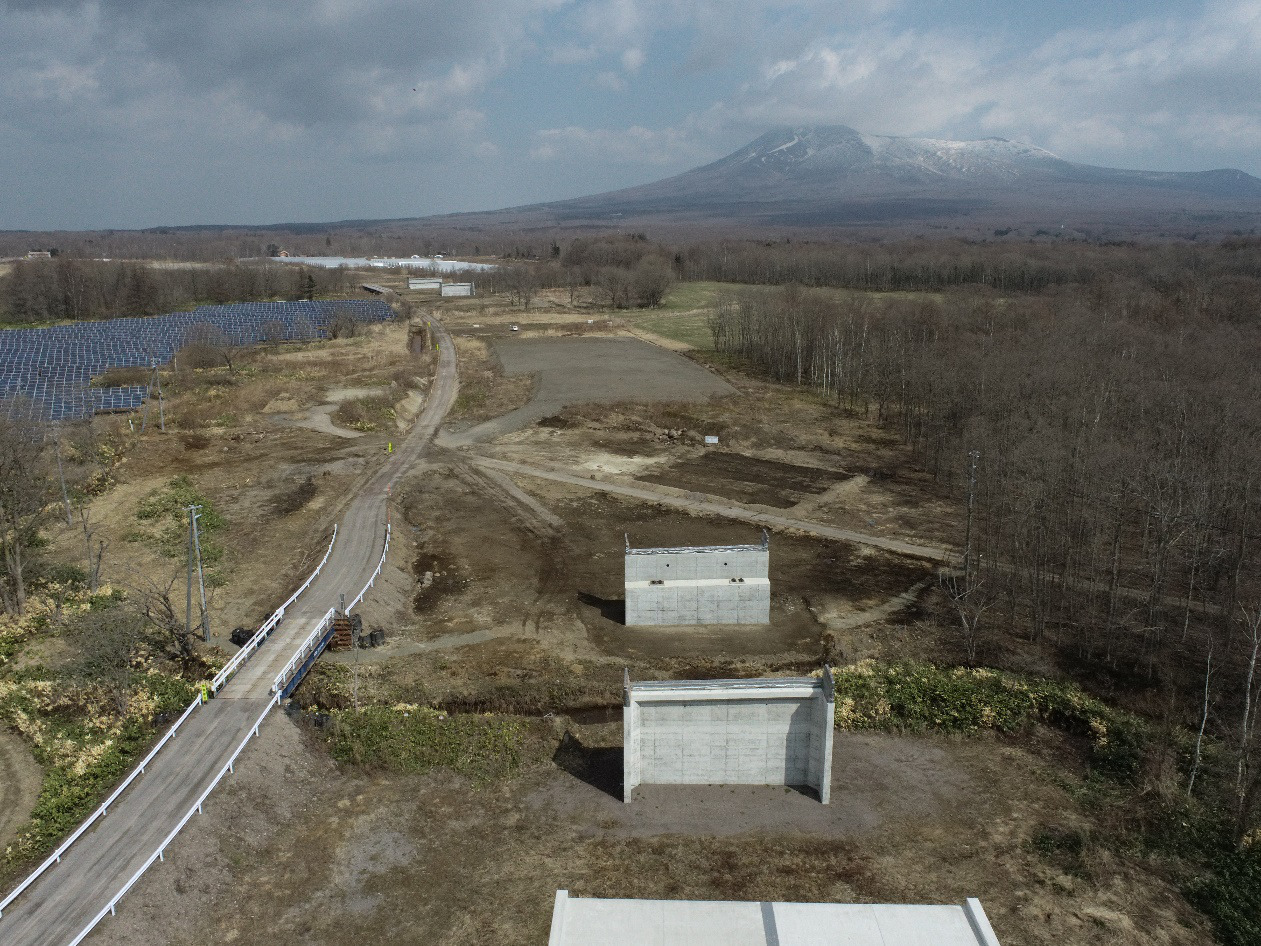 北海道縦貫自動車道 七飯町外 宿野辺川橋下部外一連工事