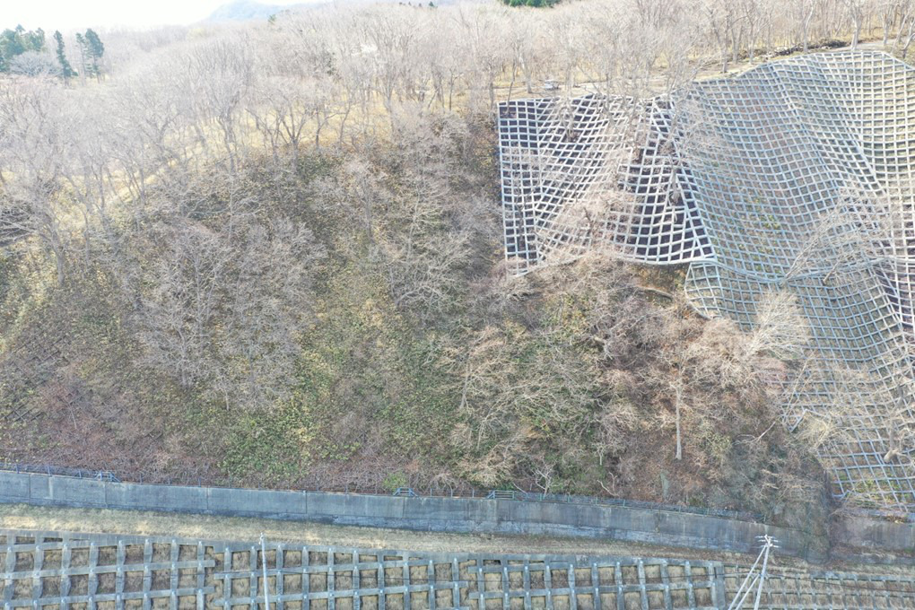 恵風登口緊急予防治山工事